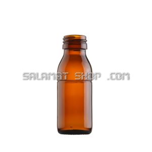 شیشه دارویی تیره دهانه 28 رزوه ای 60 سی سی