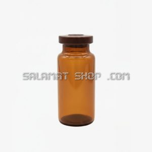 شیشه پنی سیلین دهانه 20 تیره 50 سی سی