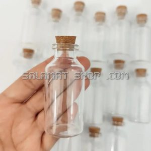 شیشه ویال دهانه 20 شفاف 30 سی سی