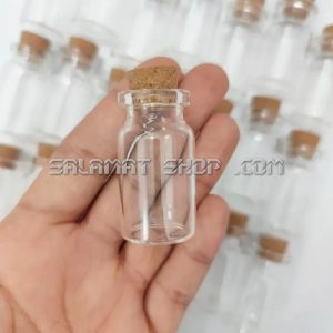 شیشه ویال دهانه 20 شفاف 5 سی سی