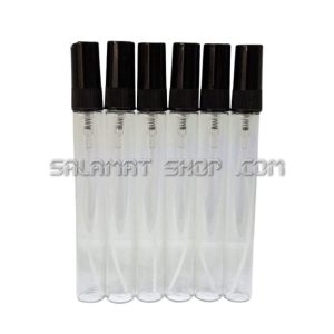 شیشه عطر 10 میل والف اسپری پلاستیکی مشکی