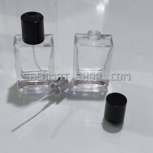 شیشه عطر 30 میل والف اسپری درب مشکی